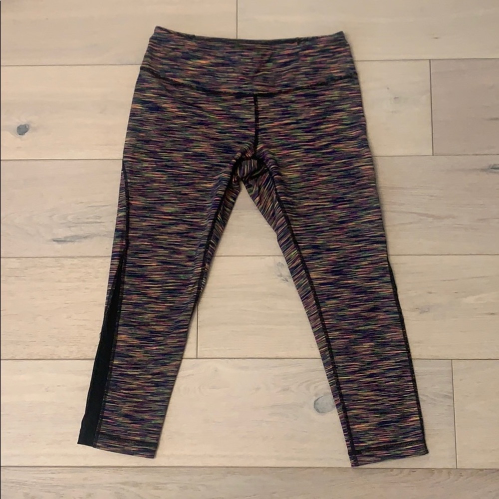 rainbow space dye leggings